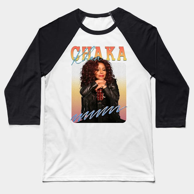 Vintage Aesthetic Chaka Khan Baseball T-Shirt by Next And Stop